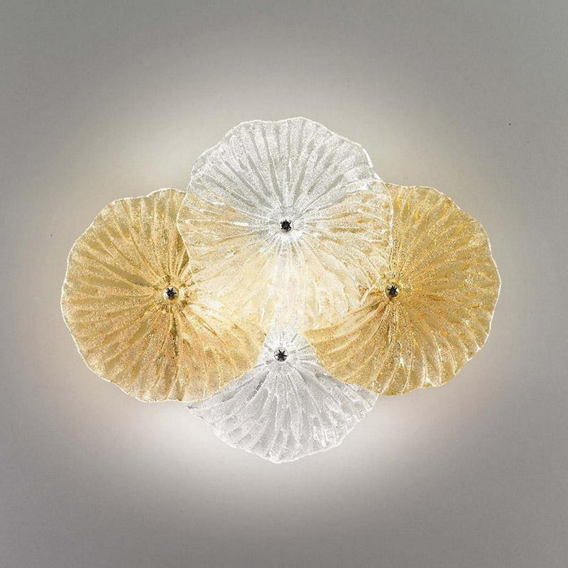 Mariposa LMR01 Wall-Ceiling Lamp by Zafferano, Color: Amber, ,  | Casa Di Luce Lighting
