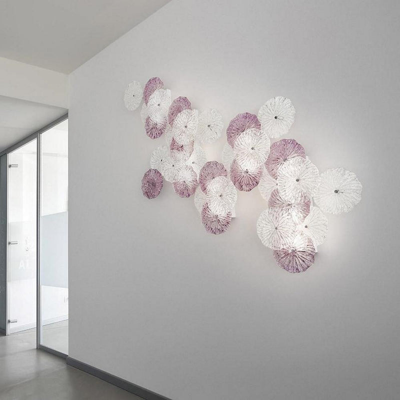 Mariposa LMR01 Wall-Ceiling Lamp by Zafferano, Color: Amethyst, ,  | Casa Di Luce Lighting