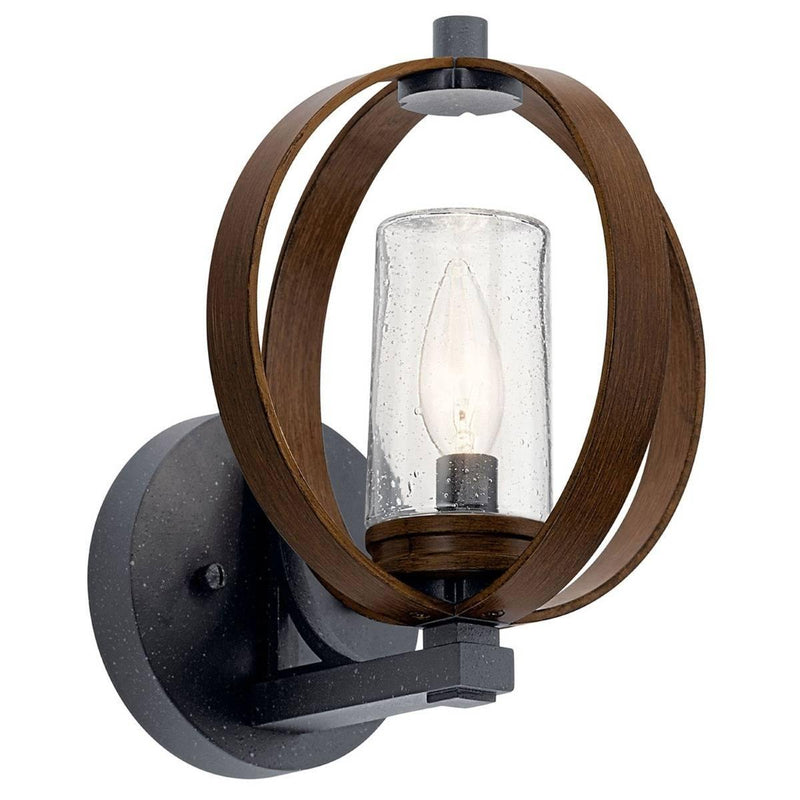 Grand Bank Wall Sconce by Kichler, Finish: Auburn Stained-Kichler, Size: Small,  | Casa Di Luce Lighting
