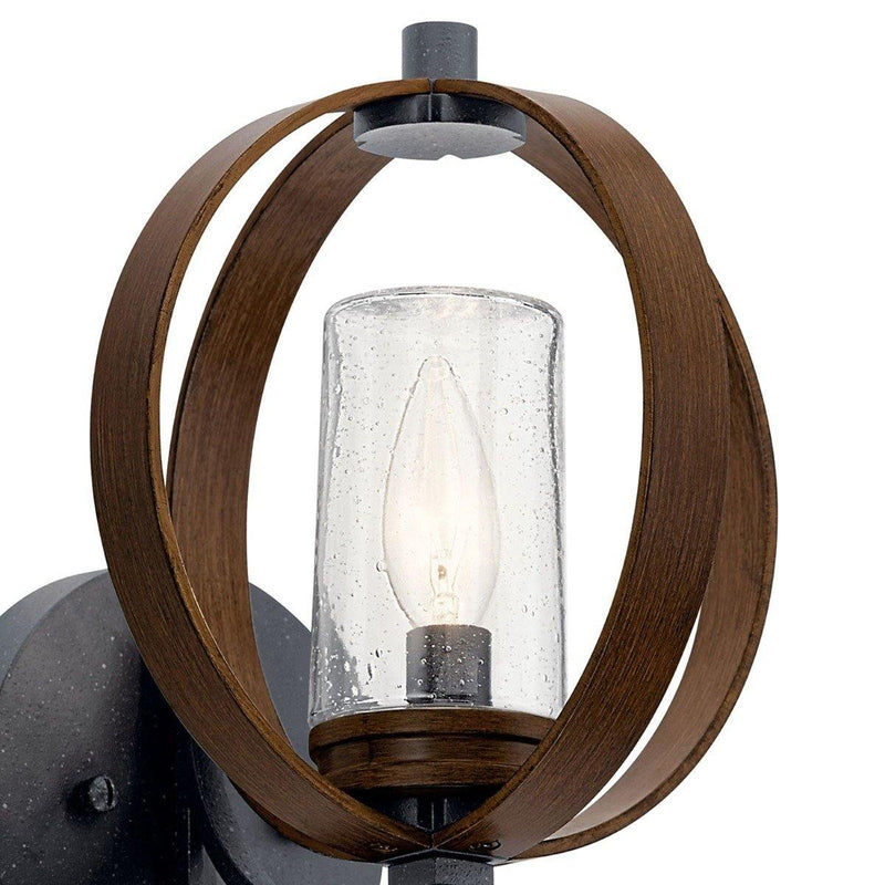 Grand Bank Wall Sconce by Kichler, Finish: Auburn Stained-Kichler, Distressed Antique Gray-Kichler, Size: Small, Medium, Large,  | Casa Di Luce Lighting