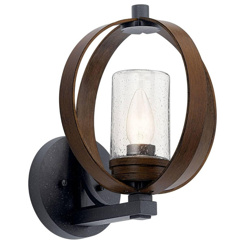 Grand Bank Wall Sconce by Kichler, Finish: Auburn Stained-Kichler, Size: Medium,  | Casa Di Luce Lighting