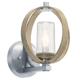 Grand Bank Wall Sconce by Kichler, Finish: Distressed Antique Gray-Kichler, Size: Small,  | Casa Di Luce Lighting