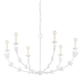 Florian Chandelier By Troy Lighting, Size: Medium, Finish: Gesso White