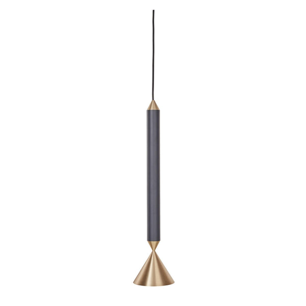 Apollo 39 pendant by Pholc, Finish: Black Ink - Polished Brass, ,  | Casa Di Luce Lighting