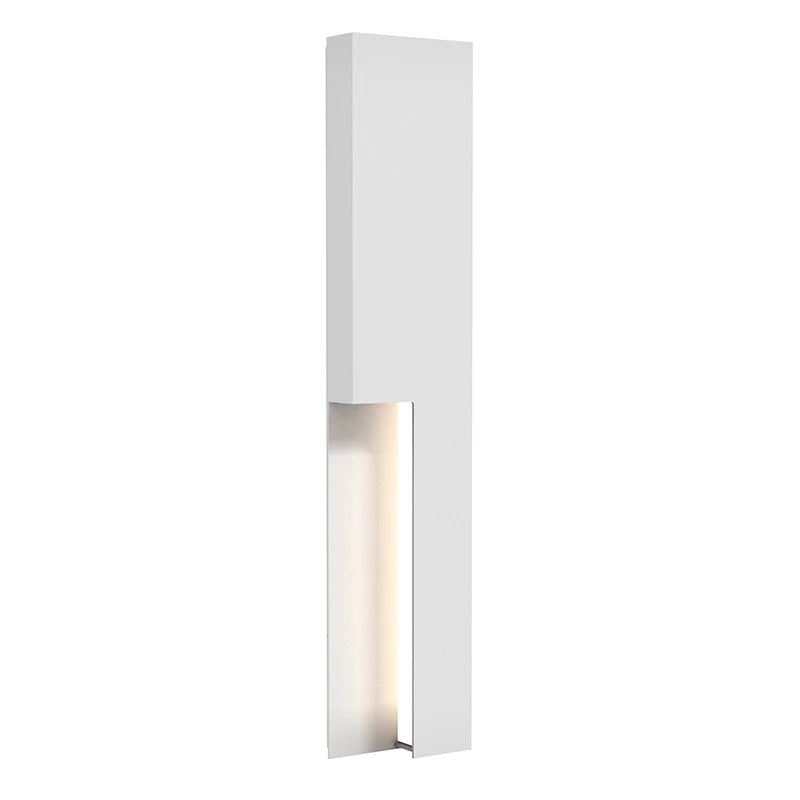 Incavo Indoor-Outdoor Wall Light By Sonneman Lighting, Finish: Textured White, Size: Large