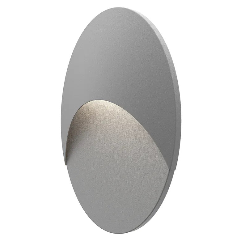 Ovos Indoor-Outdoor Wall Light By Sonneman Lighting, Finish: Textured Gray, Shape: Oval