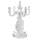 Burlesque Chimp Candle Holder By Seletti, Finish: White