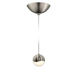 Grapes LED Pendant By Sonneman Lighting, Size: Small, Finish: Satin Nickel, Canopy Style: Dome Canopy