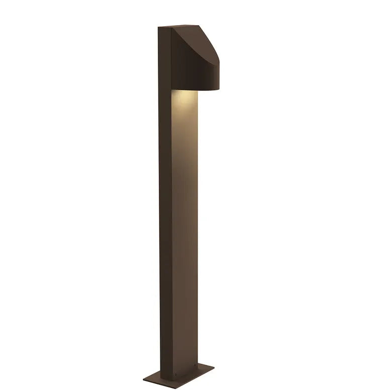 Shear LED Bollard By Sonneman Lighting, Finish: Textured Bronze , Size: Large
