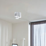 Vistal Ceiling Light By Eglo - Aluminum Color on the ceiling