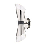 Angie Wall Sconce by Mitzi, Finish: Polished Nickel/Black-Mitzi, Number of Lights: 2,  | Casa Di Luce Lighting