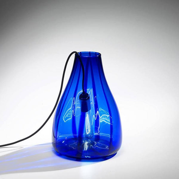 Luce Liquida Table Lamp by Zafferano, Color: Acquamarine Blue Stripes-Zafferano, Grey Blue Stripes-Zafferano, Red Black Stripes-Zafferano, ,  | Casa Di Luce Lighting