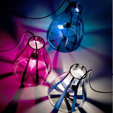 Luce Liquida Table Lamp by Zafferano, Color: Acquamarine Blue Stripes-Zafferano, Grey Blue Stripes-Zafferano, Red Black Stripes-Zafferano, ,  | Casa Di Luce Lighting