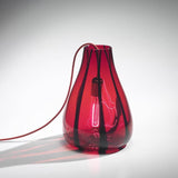 Luce Liquida Table Lamp by Zafferano, Color: Red Black Stripes-Zafferano, ,  | Casa Di Luce Lighting
