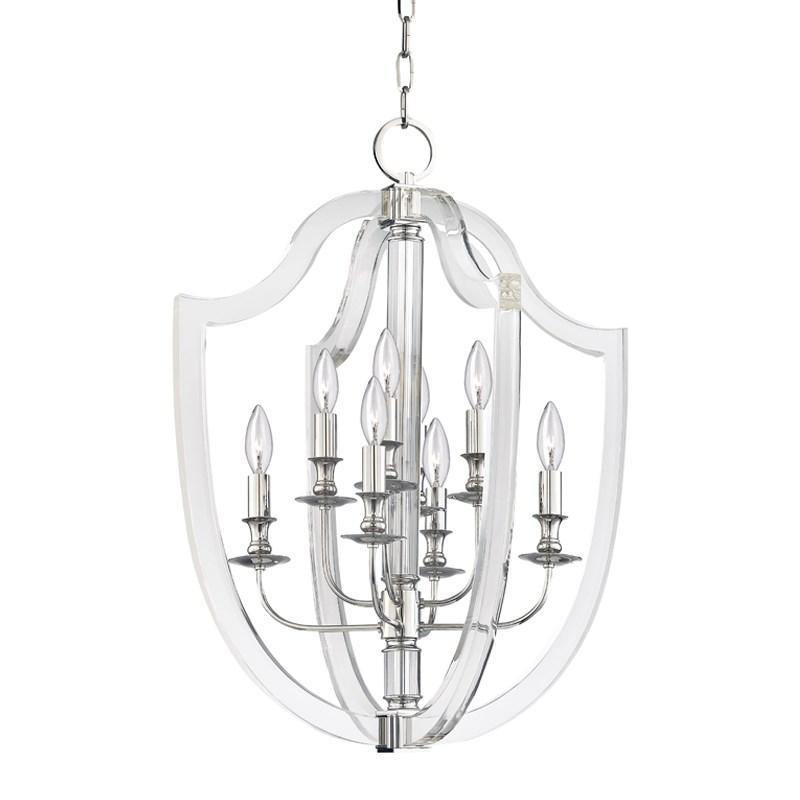 Arietta Pendant by Hudson Valley, Finish: Nickel Polished, Size: Large,  | Casa Di Luce Lighting