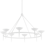 Cecilia Chandelier By Troy Lighting, Size: Large, Finish: Gesso White