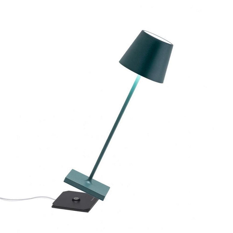 Dark Green Poldina LED Table Lamp by Ai Lati