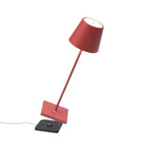 Red Poldina LED Table Lamp by Ai Lati