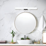 Toretta Mirror Light By Eglo - White Color in Bathroom