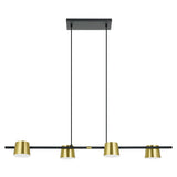 Altamira Linear Suspension By Eglo - Black Brass Color
