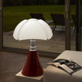 Red Pipistrello Table Lamp by Martinelli Luce