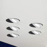 White/White Tweeter Trimless Recessed Light by Delta Light