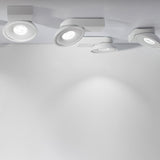 White Tweeter ON Ceiling Light by Delta Light