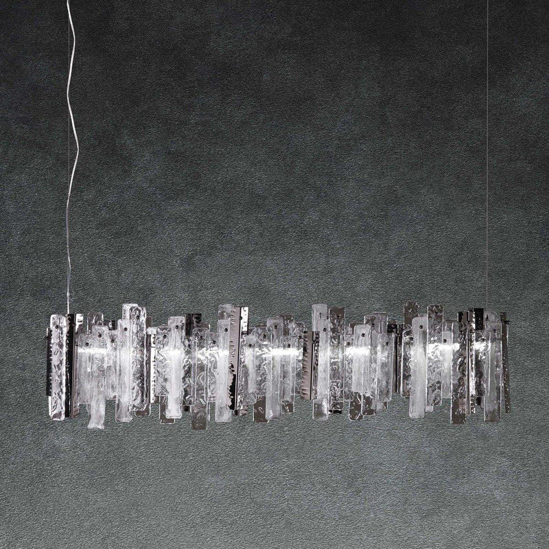 Artic Suspension by IDL, Finish: Black Nickel, ,  | Casa Di Luce Lighting