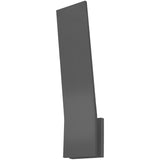 Nevis Outdoor Wall Sconce by Kuzco, Finish: Graphite, Size: Large,  | Casa Di Luce Lighting