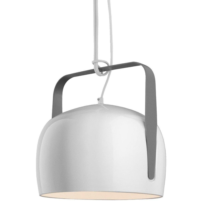 Bag Smooth Pendant by Karman, Color: Smooth Glossy White-Karman, Size: Large,  | Casa Di Luce Lighting