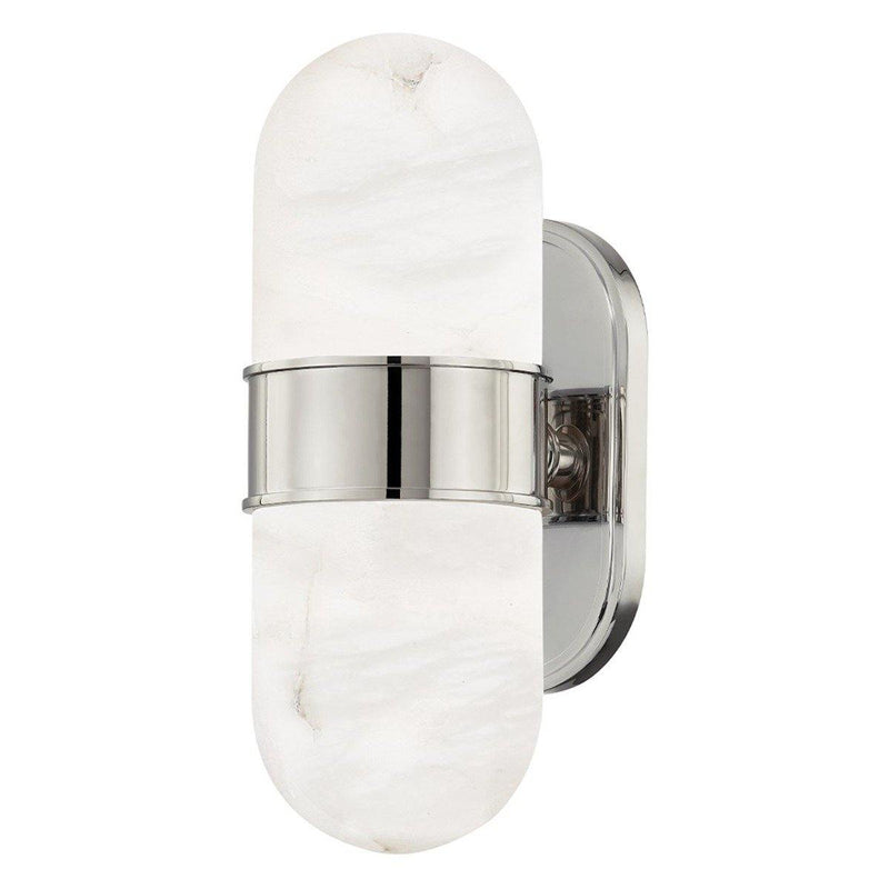 Beckler Wall Sconce by Hudson Valley, Finish: Nickel Polished, ,  | Casa Di Luce Lighting