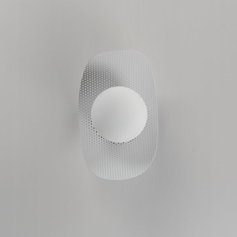 Chips Wall Sconce By Studio M, Finish: Matte White