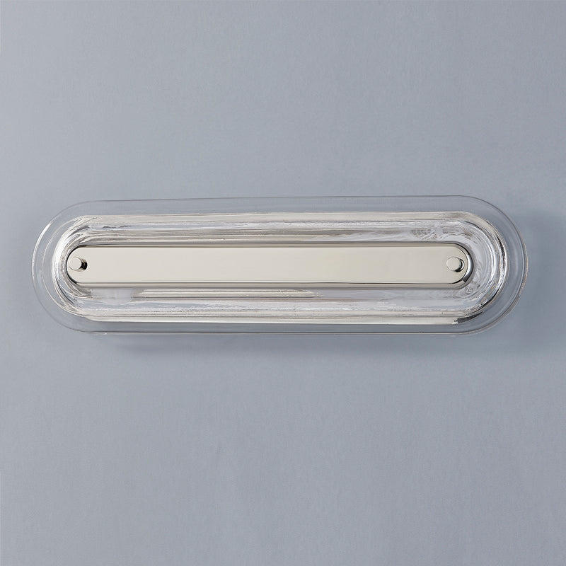 Litton Wall Sconce By Hudson Valley, Finish: Polished Nickel
