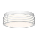 Marue Circle Flush Mount By Sonneman Lighting, Finish: Textured White, Size: Medium