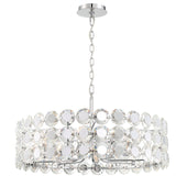 Perrene Drum Chandelier By Eurofase, Size:  Large