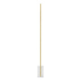 Klee 70 Floor Lamp by Tech Lighting, Finish: Natural Brass/White Marble-Tech Lighting, ,  | Casa Di Luce Lighting