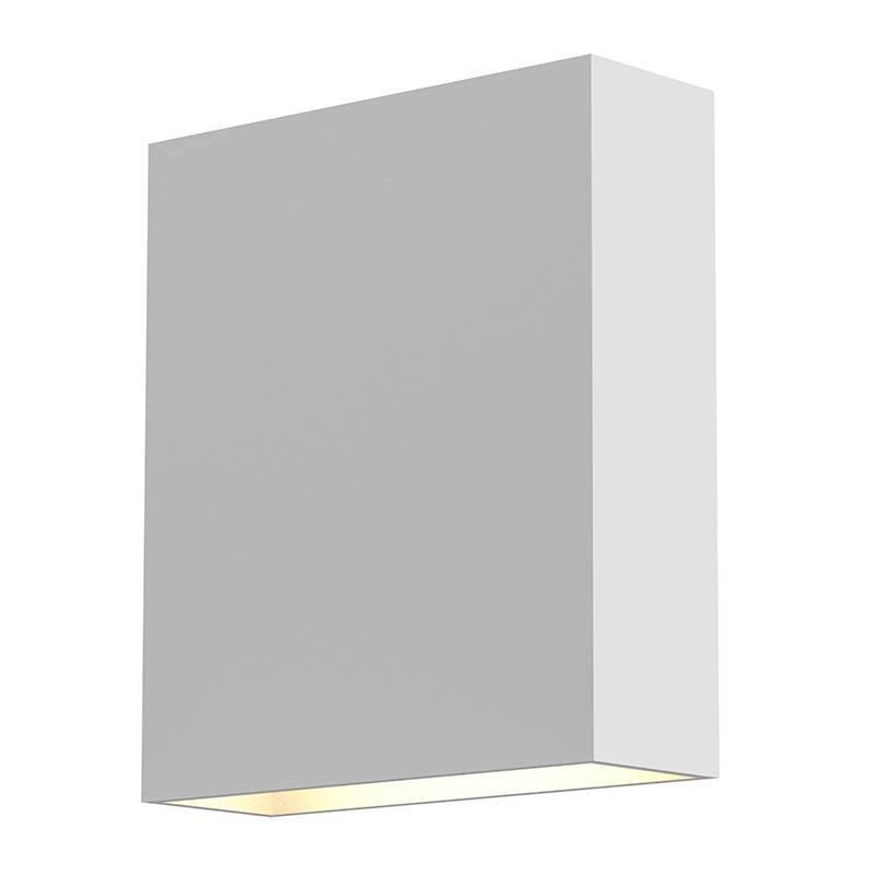 Flat Box Indoor-Outdoor LED Wall Sconce by Sonneman, Finish: White, ,  | Casa Di Luce Lighting