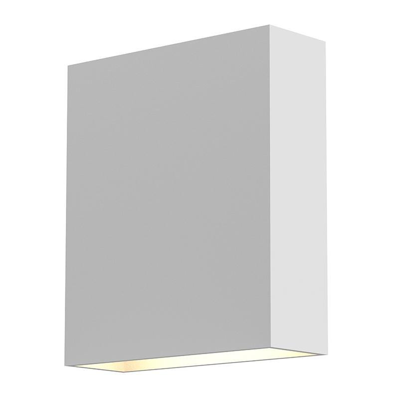 Flat Box Indoor-Outdoor LED Wall Sconce by Sonneman, Finish: Bronze, Grey, White, ,  | Casa Di Luce Lighting
