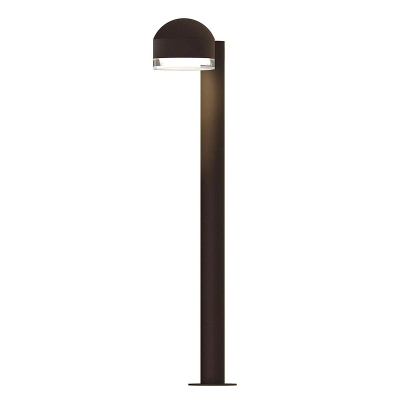 Bronze Reals LED Bollard Dome Cap with Clear Lens by Sonneman Lighting
