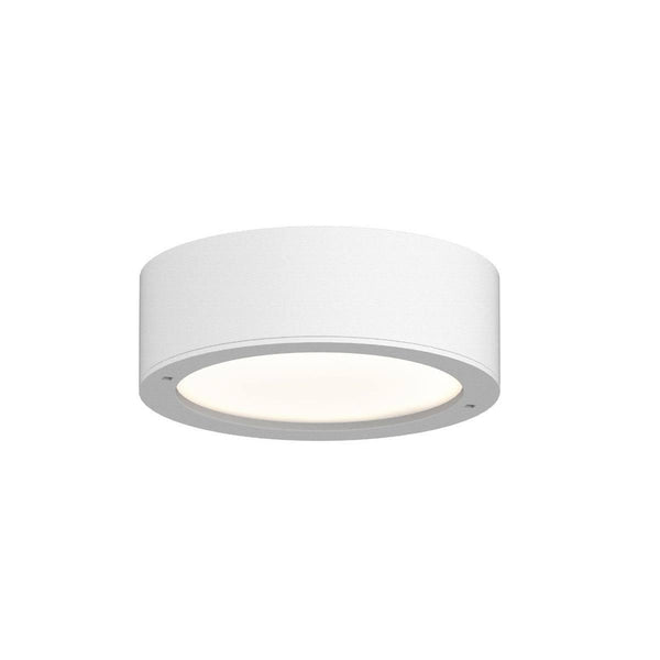 White Reals Outdoor LED Surface Mount Plate Lens by Sonneman Lighting
