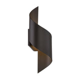 Helix LED Outdoor Wall Sconce by Modern Forms, Finish: Bronze, Size: Large,  | Casa Di Luce Lighting