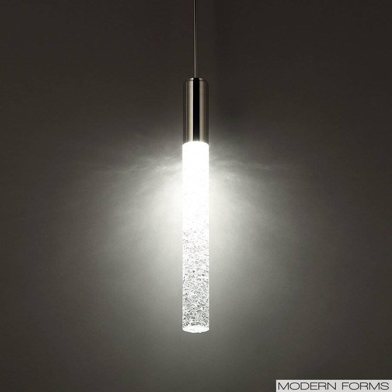 Magic LED Mini Pendant by Modern Forms, Finish: Black, Nickel Polished, ,  | Casa Di Luce Lighting