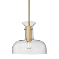 Coffey Pendant by Hudson Valley, Finish: Brass Aged, Nickel Polished, Size: Small, Large,  | Casa Di Luce Lighting