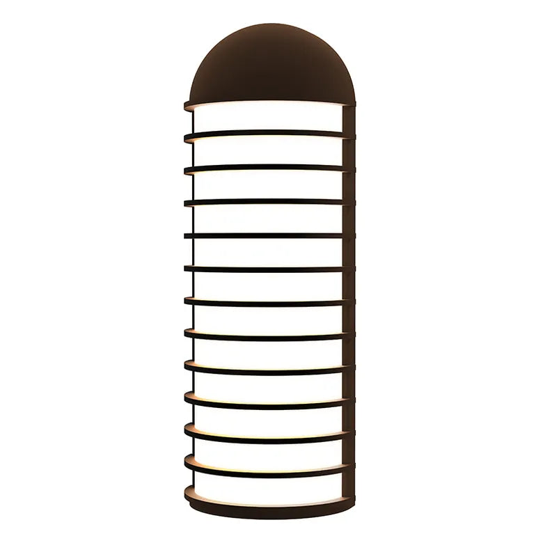 Lighthouse Indoor-Outdoor Wall Light, Size: Large, Finish: Textured Bronze