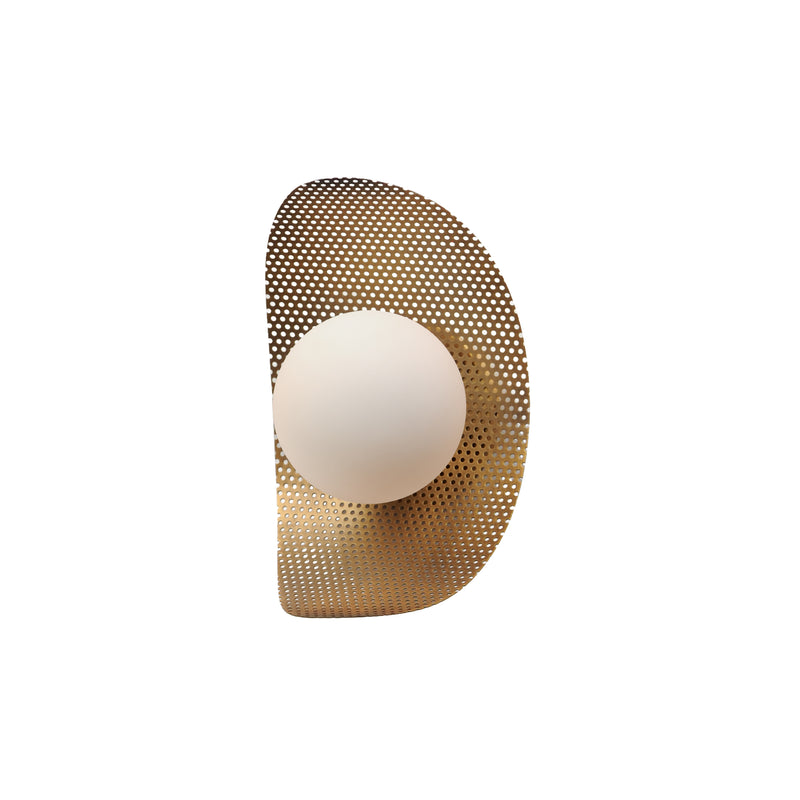 Chips Wall Sconce By Studio M, Finish: Natural Aged Brass