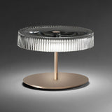 Small Matt Champagne Gilda Table Lamp by Italamp