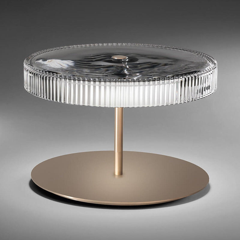 Large Matt Champagne Gilda Table Lamp by Italamp