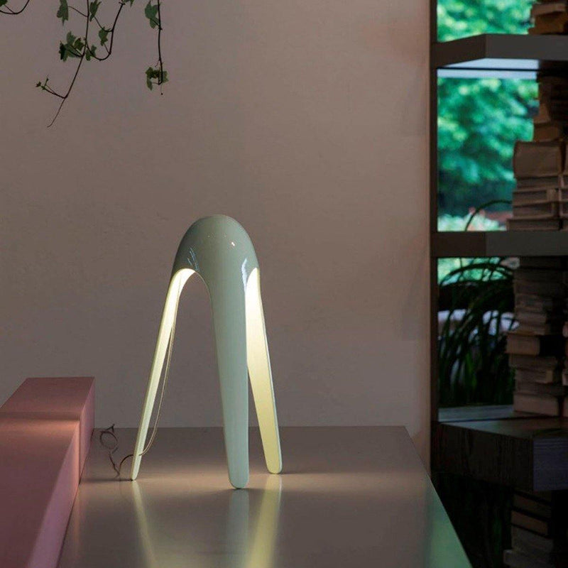 Cyborg Table Lamp by Martinelli Luce, Color: Aluminium - Foscarini, Azure-Lodes, Green, Grey, Living Coral, White, ,  | Casa Di Luce Lighting