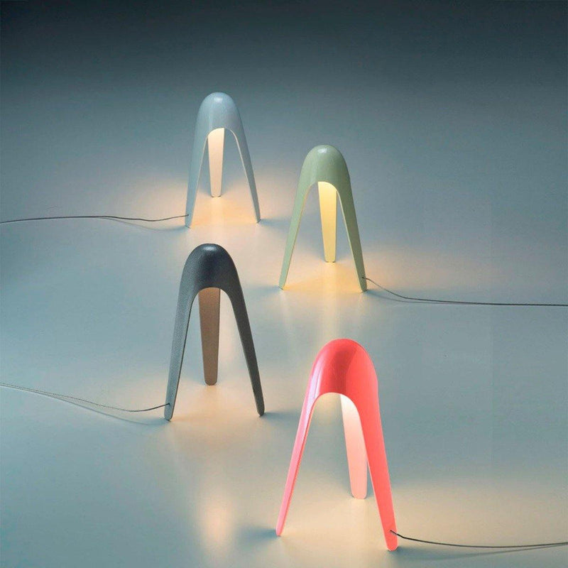 Cyborg Table Lamp by Martinelli Luce, Color: Aluminium - Foscarini, Azure-Lodes, Green, Grey, Living Coral, White, ,  | Casa Di Luce Lighting
