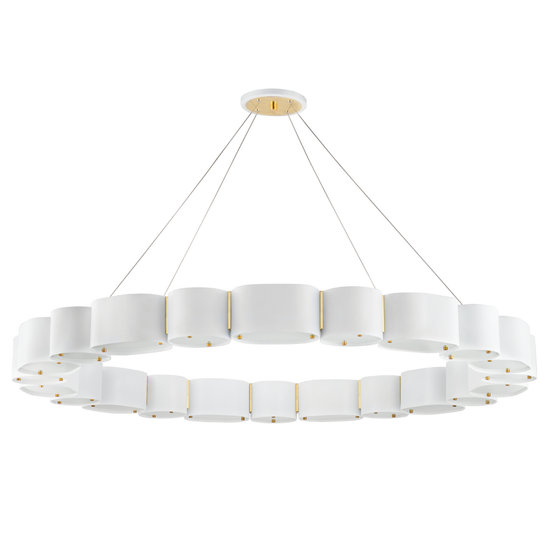 Opal Chandelier - Soft White Large